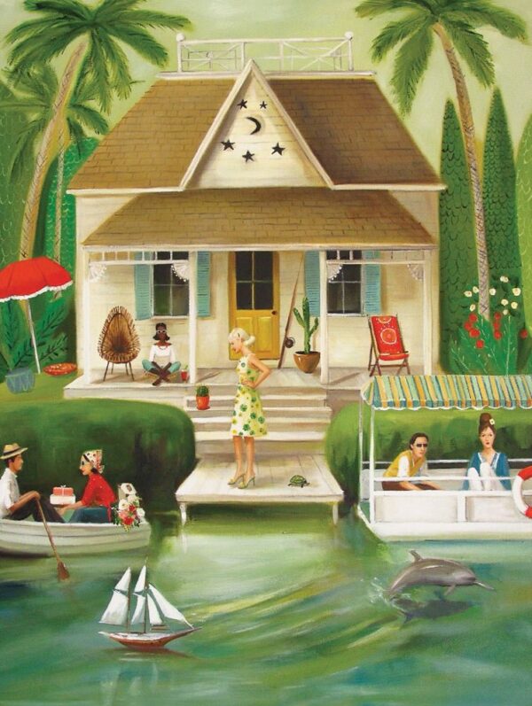 Puzzle Splendid Summer Home - New York Puzzle Company - 500 pièces