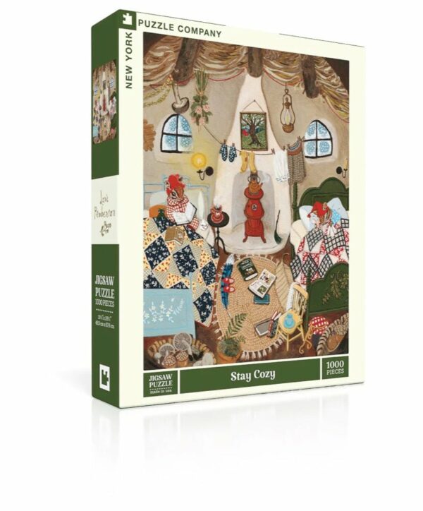 Puzzle Stay Cozy - New York Puzzle Company - 1000 pièces