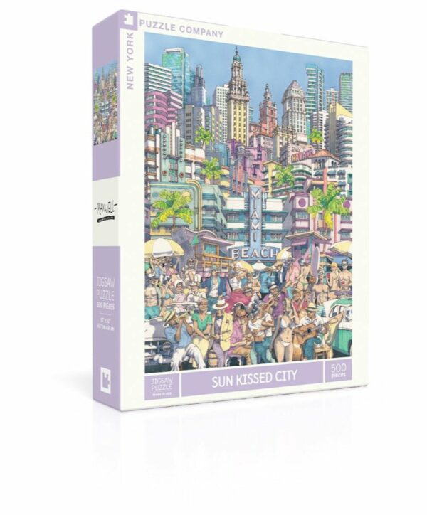 Puzzle Sun Kissed City - New York Puzzle Company - 500 pièces