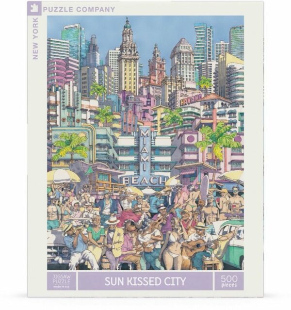 Puzzle Sun Kissed City - New York Puzzle Company - 500 pièces