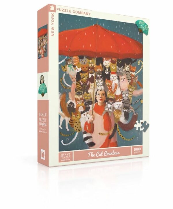 Puzzle The Cat Countess - New York Puzzle Company - 1000 pièces