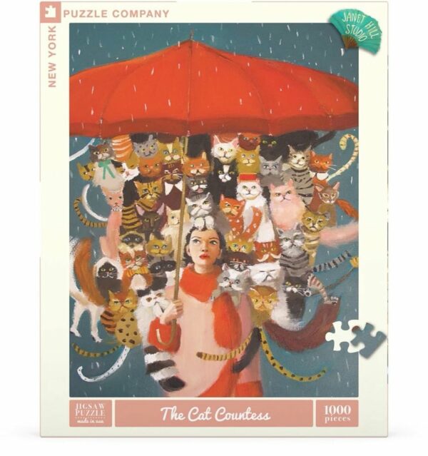 Puzzle The Cat Countess - New York Puzzle Company - 1000 pièces