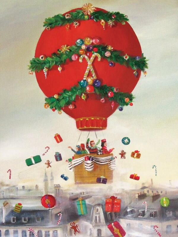 Puzzle Christmas Balloon Ride - New York Puzzle Company - 500 pièces