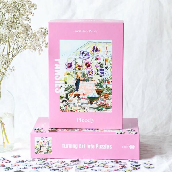 Puzzle Pansies - Piecely - 1000 pièces
