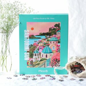 Puzzle Santorini Sun - Piecely - 500 pièces