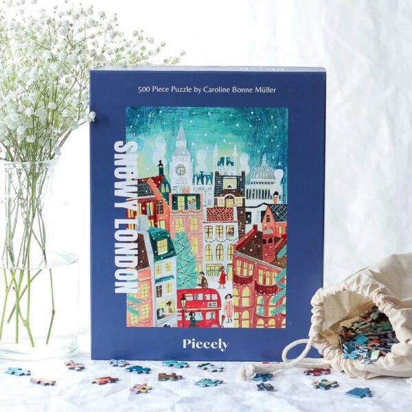 Puzzle Snowy London - Piecely - 500 pièces