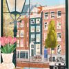 Puzzle Amsterdam from a Coffee Shop - Pieces & Peace - 500 pièces