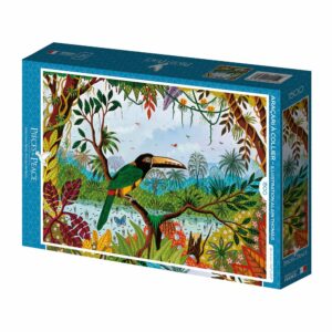 Puzzle Araçari à Collier - Pieces & Peace - 1500 pièces