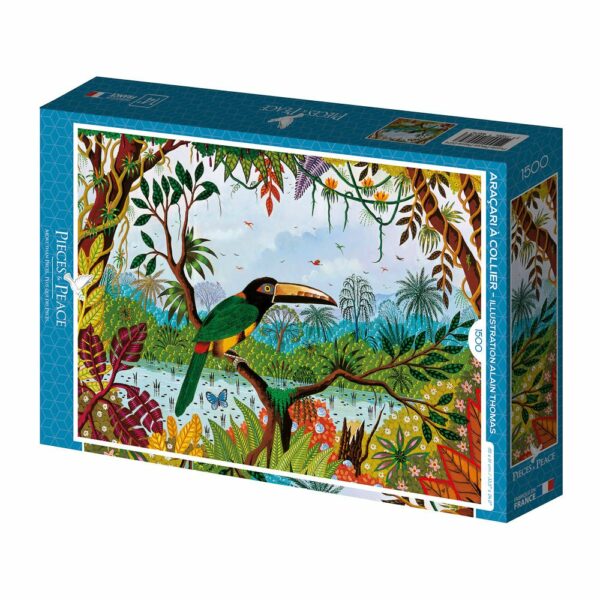 Puzzle Araçari à Collier - Pieces & Peace - 1500 pièces Puzzle Araçari à Collier - Pieces & Peace - 1500 pièces