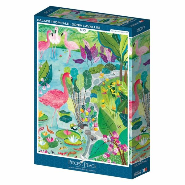 Puzzle Balade tropicale - Pieces & Peace - 500 pièces Puzzle Balade tropicale - Pieces & Peace - 500 pièces