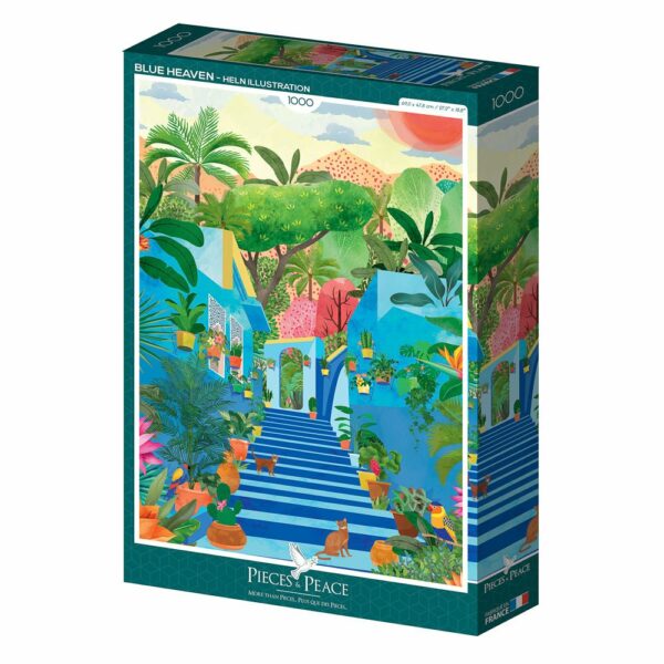 Puzzle Blue Heaven - Pieces & Peace - 1000 pièces Puzzle Blue Heaven - Pieces & Peace - 1000 pièces