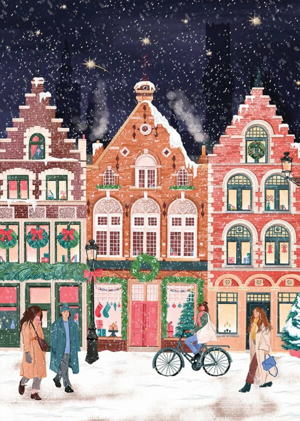 Puzzle Bruges at Christmas - Pieces & Peace - 1000 pièces Puzzle Bruges at Christmas - Pieces & Peace - 1000 pièces