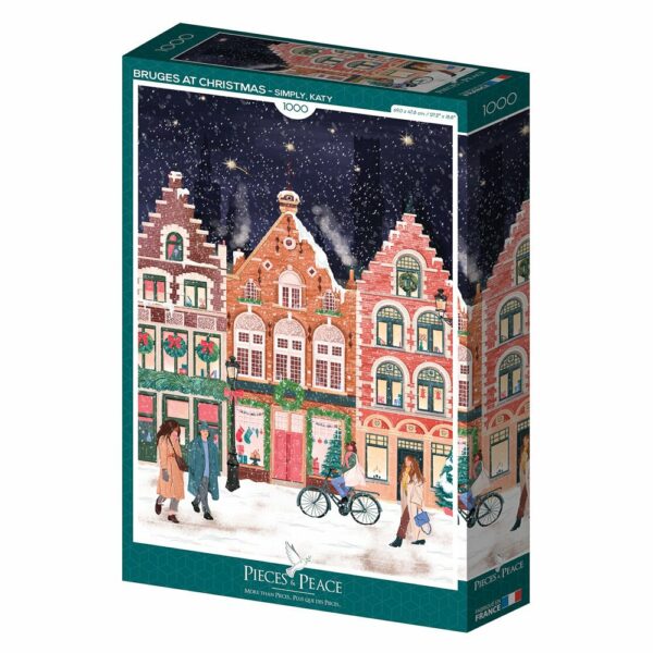 Puzzle Bruges at Christmas - Pieces & Peace - 1000 pièces Puzzle Bruges at Christmas - Pieces & Peace - 1000 pièces
