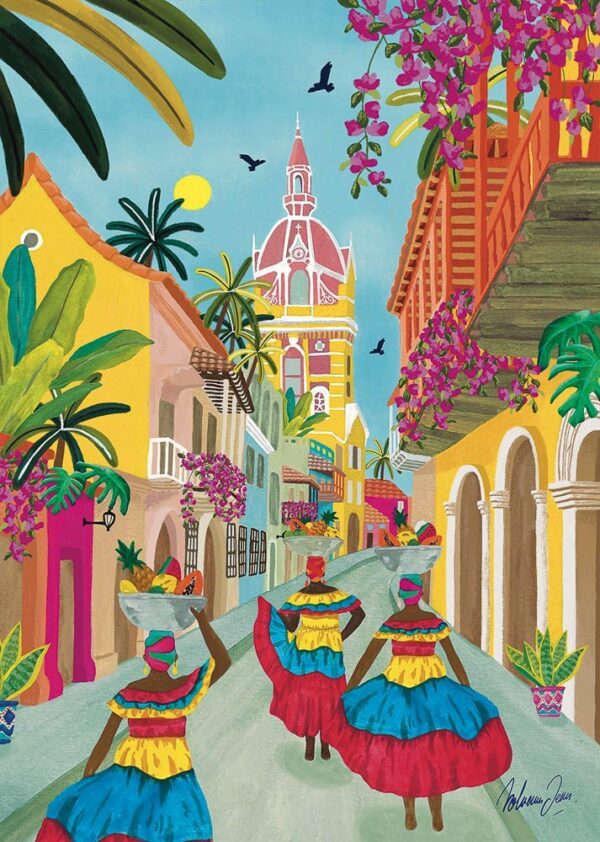 Puzzle Cartagena - Pieces & Peace - 1000 pièces Puzzle Cartagena - Pieces & Peace - 1000 pièces