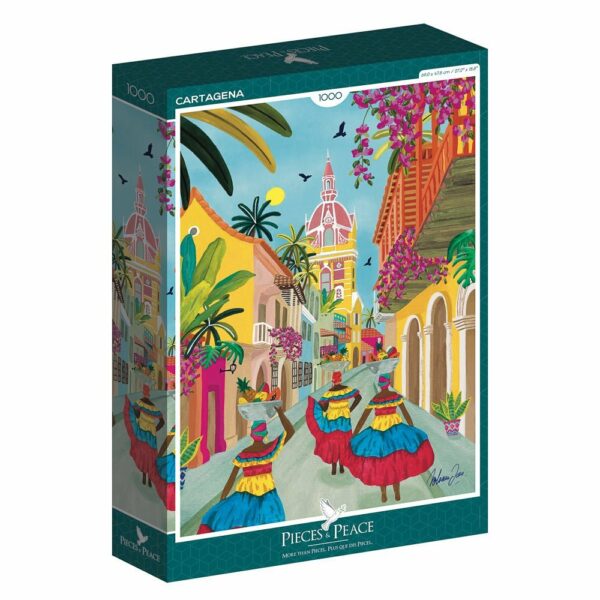 Puzzle Cartagena - Pieces & Peace - 1000 pièces Puzzle Cartagena - Pieces & Peace - 1000 pièces
