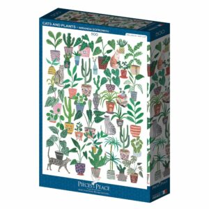 Puzzle Cats and Plants - Pieces & Peace - 500 pièces