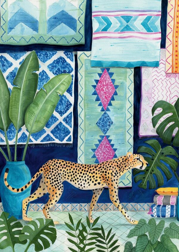Puzzle Cheetah in Morocco - Pieces & Peace - 1000 pièces Puzzle Cheetah in Morocco - Pieces & Peace - 1000 pièces