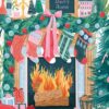 Puzzle Christmas Fireplace - Pieces & Peace - 500 pièces Puzzle Christmas Fireplace - Pieces & Peace - 500 pièces