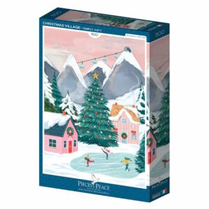 Puzzle Christmas Village - Pieces & Peace - 500 pièces