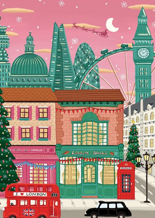 Puzzle Christmas in London - Pieces & Peace - 1000 pièces
