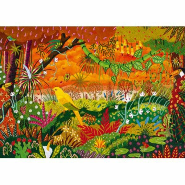 Puzzle Conure Dorée - Pieces & Peace - 1000 pièces