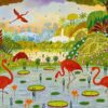 Puzzle Flamants des Caraïbes - Pieces & Peace - 1000 pièces