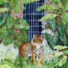 Puzzle Greenhouse Tiger - Pieces & Peace - 1000 pièces Puzzle Greenhouse Tiger - Pieces & Peace - 1000 pièces