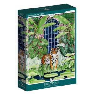 Puzzle Greenhouse Tiger - Pieces & Peace - 1000 pièces