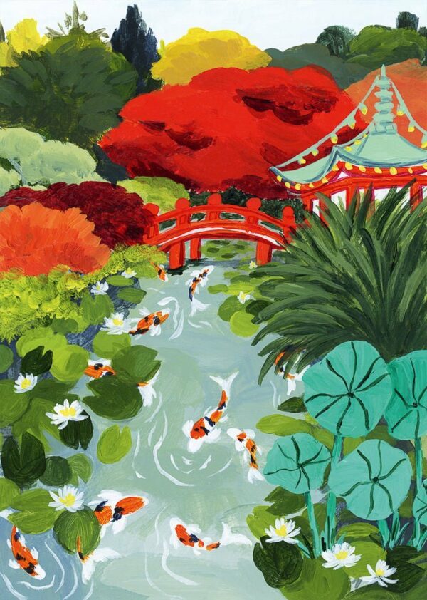 Puzzle Japanese Garden - Pieces & Peace - 1500 pièces