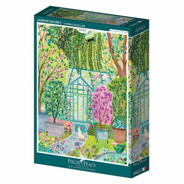 Puzzle Jardin secret - Pieces & Peace - 1000 pièces Puzzle Jardin secret - Pieces & Peace - 1000 pièces