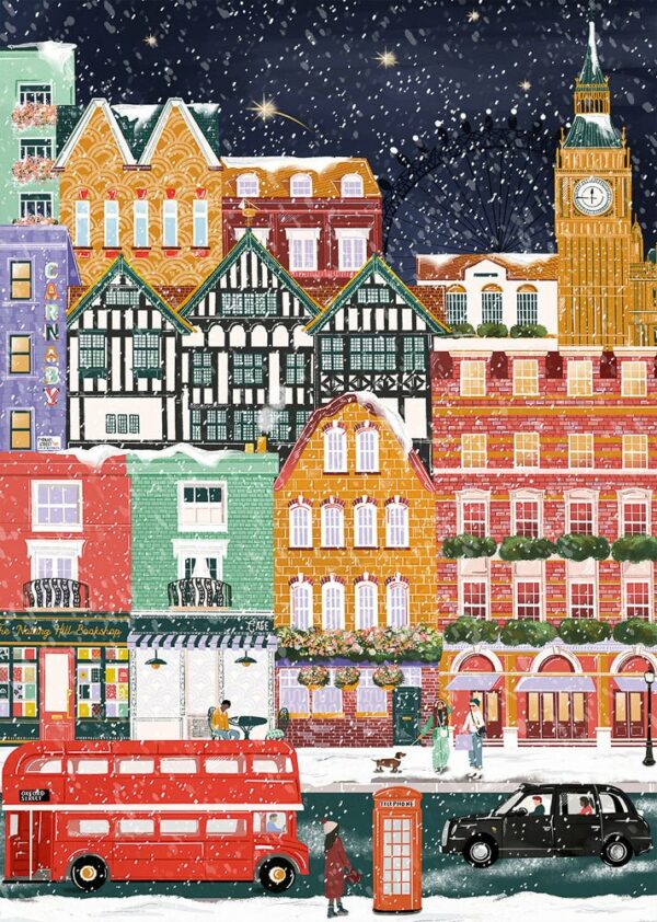 Puzzle London at Christmas - Pieces & Peace - 1000 pièces