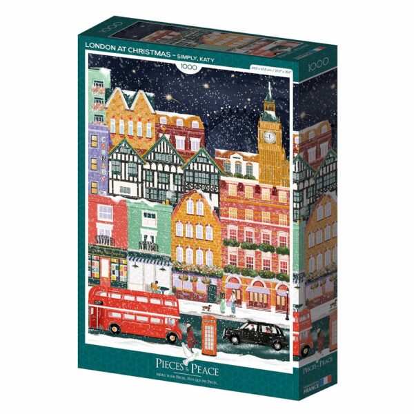 Puzzle London at Christmas - Pieces & Peace - 1000 pièces
