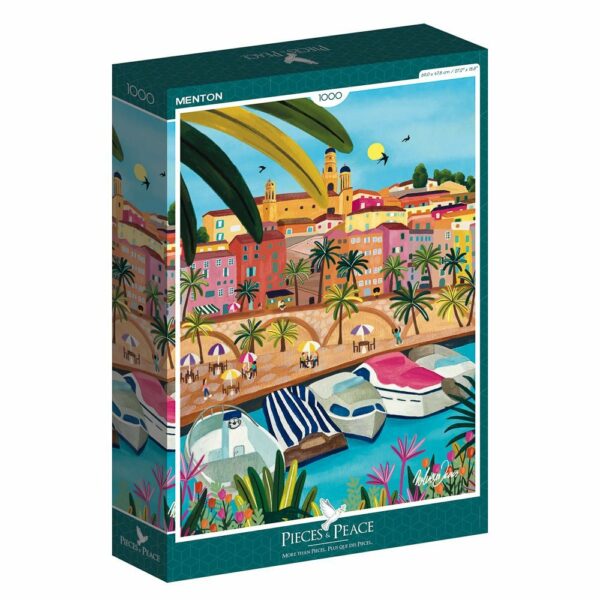 Puzzle Menton - Pieces & Peace - 1000 pièces
