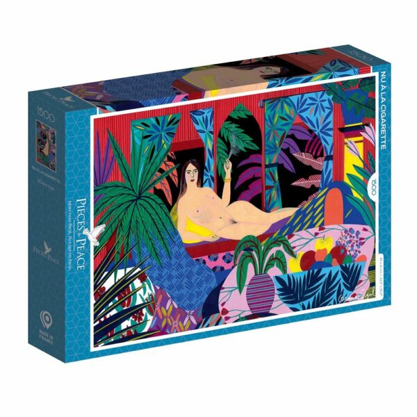 Puzzle Nu à la Cigarette - Pieces & Peace - 1500 pièces Puzzle Nu à la Cigarette - Pieces & Peace - 1500 pièces