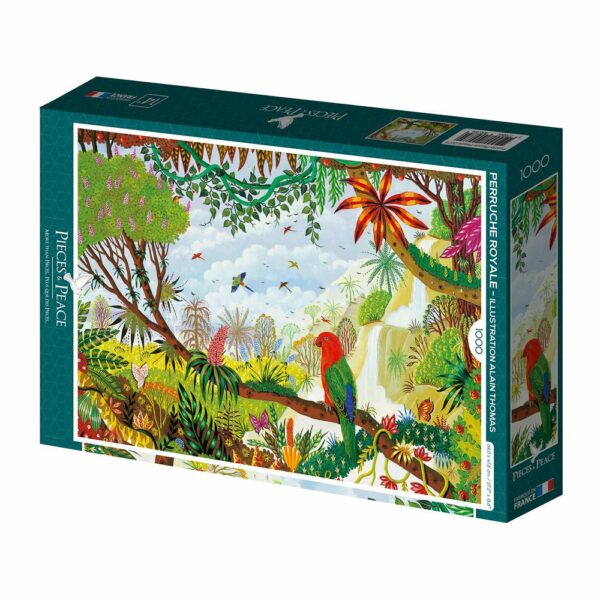 Puzzle Perruche Royale - Pieces & Peace - 1000 pièces Puzzle Perruche Royale - Pieces & Peace - 1000 pièces