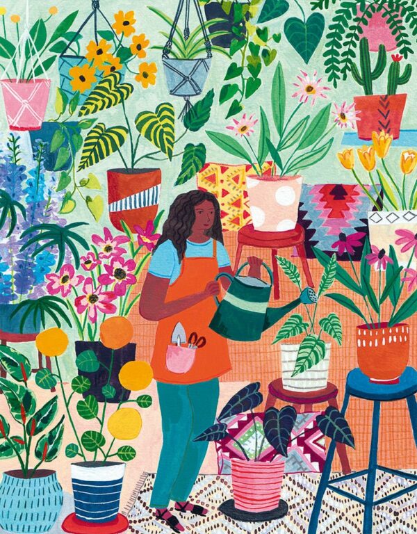Puzzle Plant Lady - Pieces & Peace - 1000 pièces