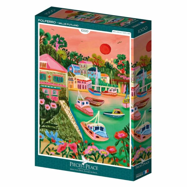 Puzzle Polperro - Pieces & Peace - 1000 pièces