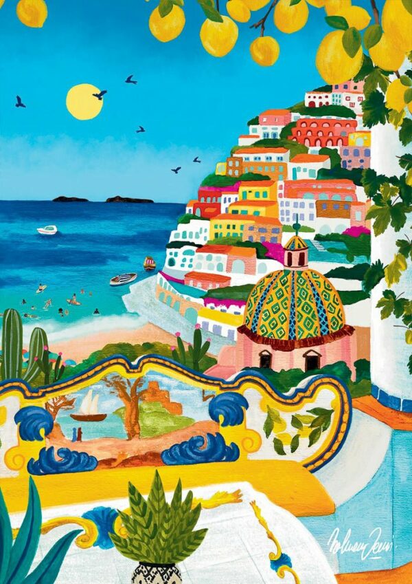 Puzzle Positano - Pieces & Peace - 1000 pièces Puzzle Positano - Pieces & Peace - 1000 pièces