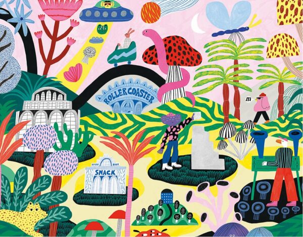 Puzzle Rollercoaster - Pieces & Peace - 1500 pièces