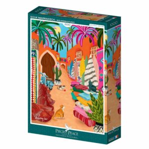 Puzzle Souk Marrakech - Pieces & Peace - 1000 pièces