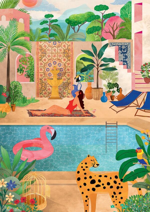 Puzzle Summer Paradise - Pieces & Peace - 500 pièces Puzzle Summer Paradise - Pieces & Peace - 500 pièces