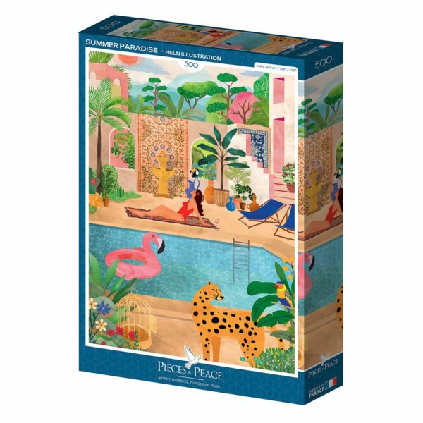 Puzzle Summer Paradise - Pieces & Peace - 500 pièces Puzzle Summer Paradise - Pieces & Peace - 500 pièces