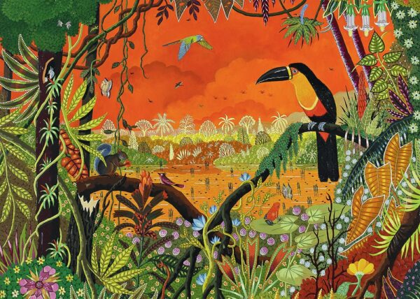 Puzzle Toucan Ariel - Pieces & Peace - 1000 pièces Puzzle Toucan Ariel - Pieces & Peace - 1000 pièces