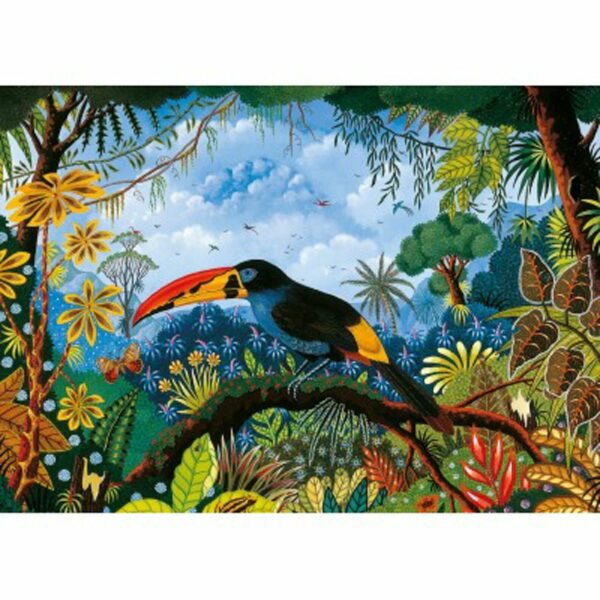 Puzzle Toucan Bleu - Pieces & Peace - 1000 pièces Puzzle Toucan Bleu - Pieces & Peace - 1000 pièces