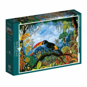 Puzzle Toucan Bleu - Pieces & Peace - 1000 pièces