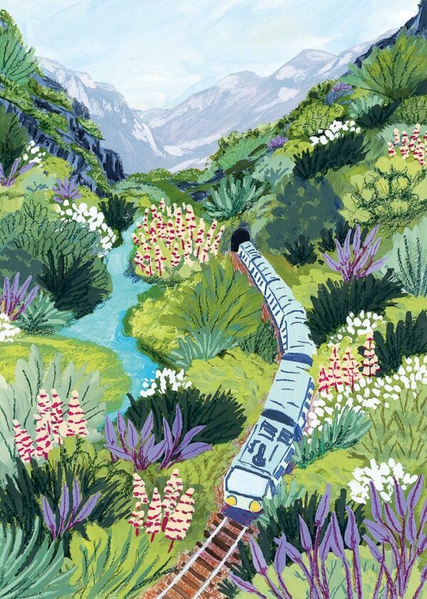 Puzzle Train Travel - Pieces & Peace - 1000 pièces Puzzle Train Travel - Pieces & Peace - 1000 pièces