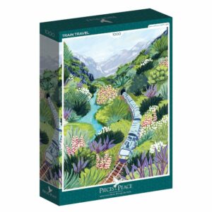 Puzzle Train Travel - Pieces & Peace - 1000 pièces