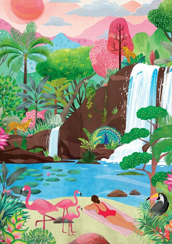 Puzzle Tropical Vibes - Pieces & Peace - 500 pièces Puzzle Tropical Vibes - Pieces & Peace - 500 pièces