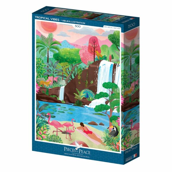 Puzzle Tropical Vibes - Pieces & Peace - 500 pièces Puzzle Tropical Vibes - Pieces & Peace - 500 pièces