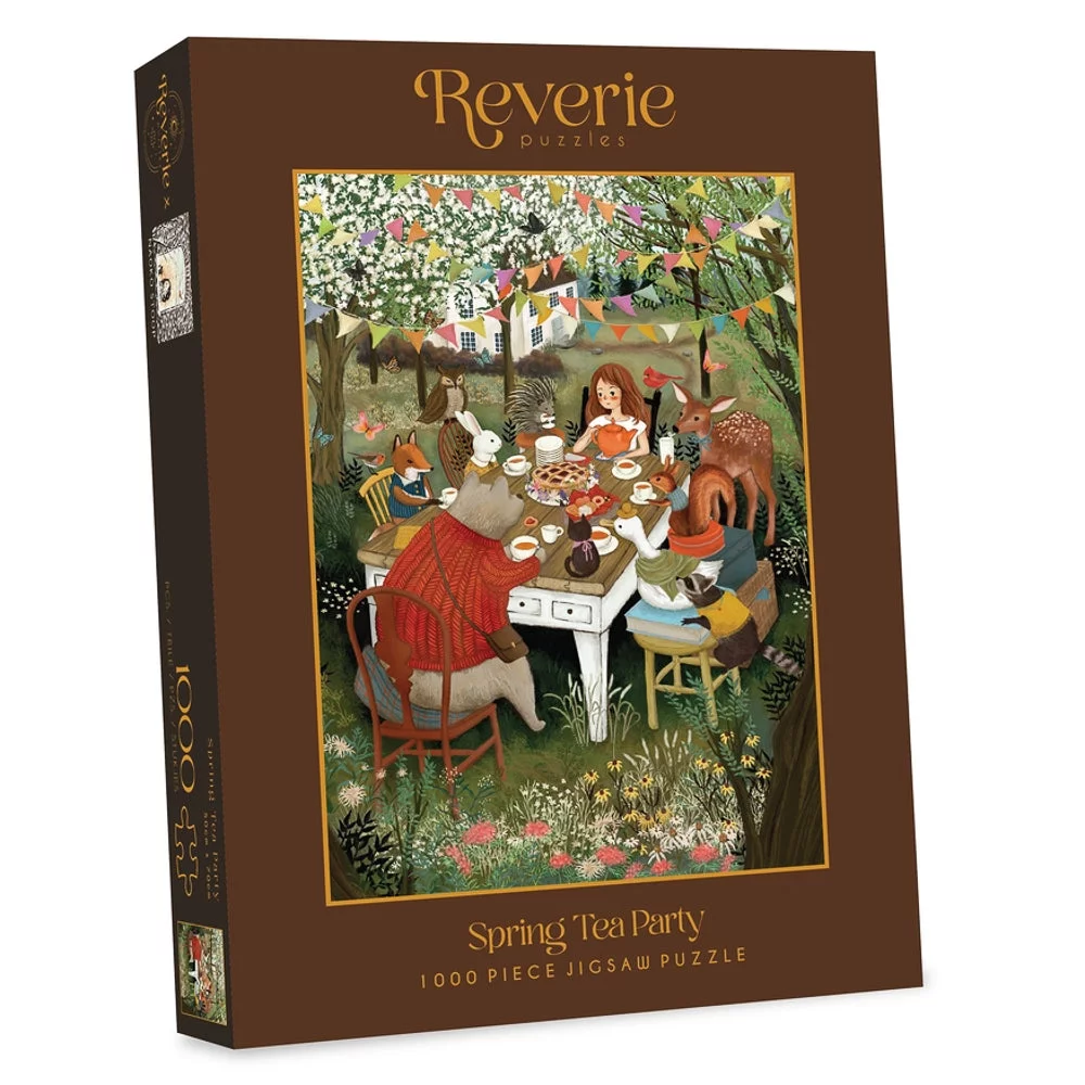 Puzzle Spring Tea Party - Reverie Puzzles - 1000 pièces